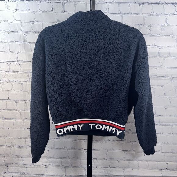 🐻 Tommy Hilfiger Sport Sherpa Half-Zip Pullover - Size S - Picture 3 of 3